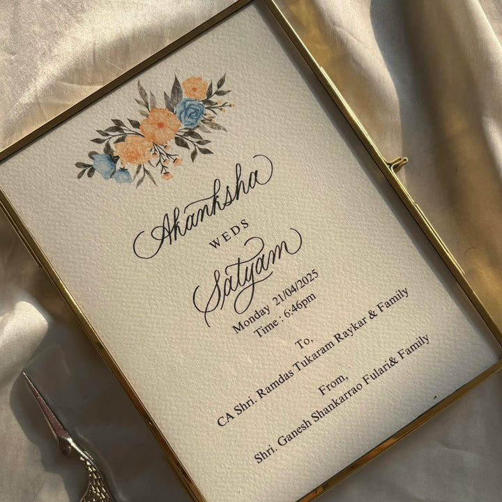 Glass Frame Invite